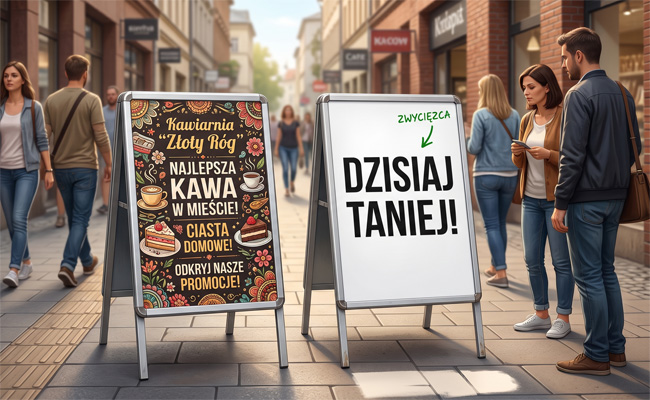 Reklama ładna vs reklama brzydka