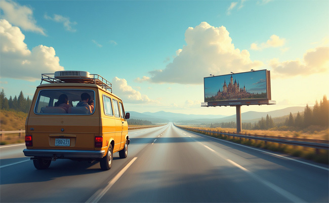 Autostrada i billboard