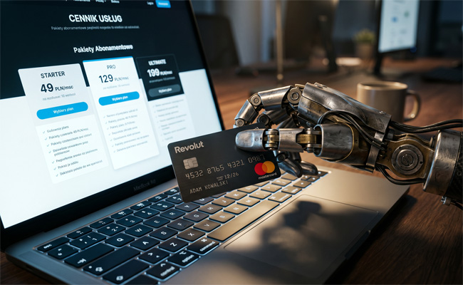 Robot robiący zakupy
