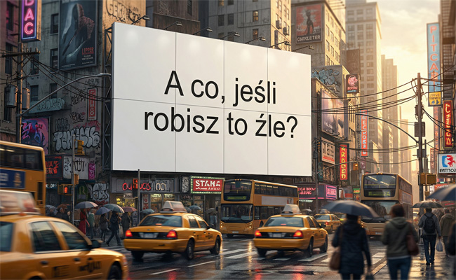 Billboard w mieście