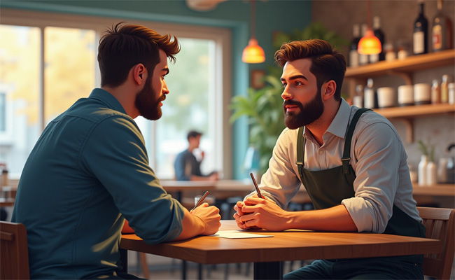 Rozmowa ze sprzedawcą